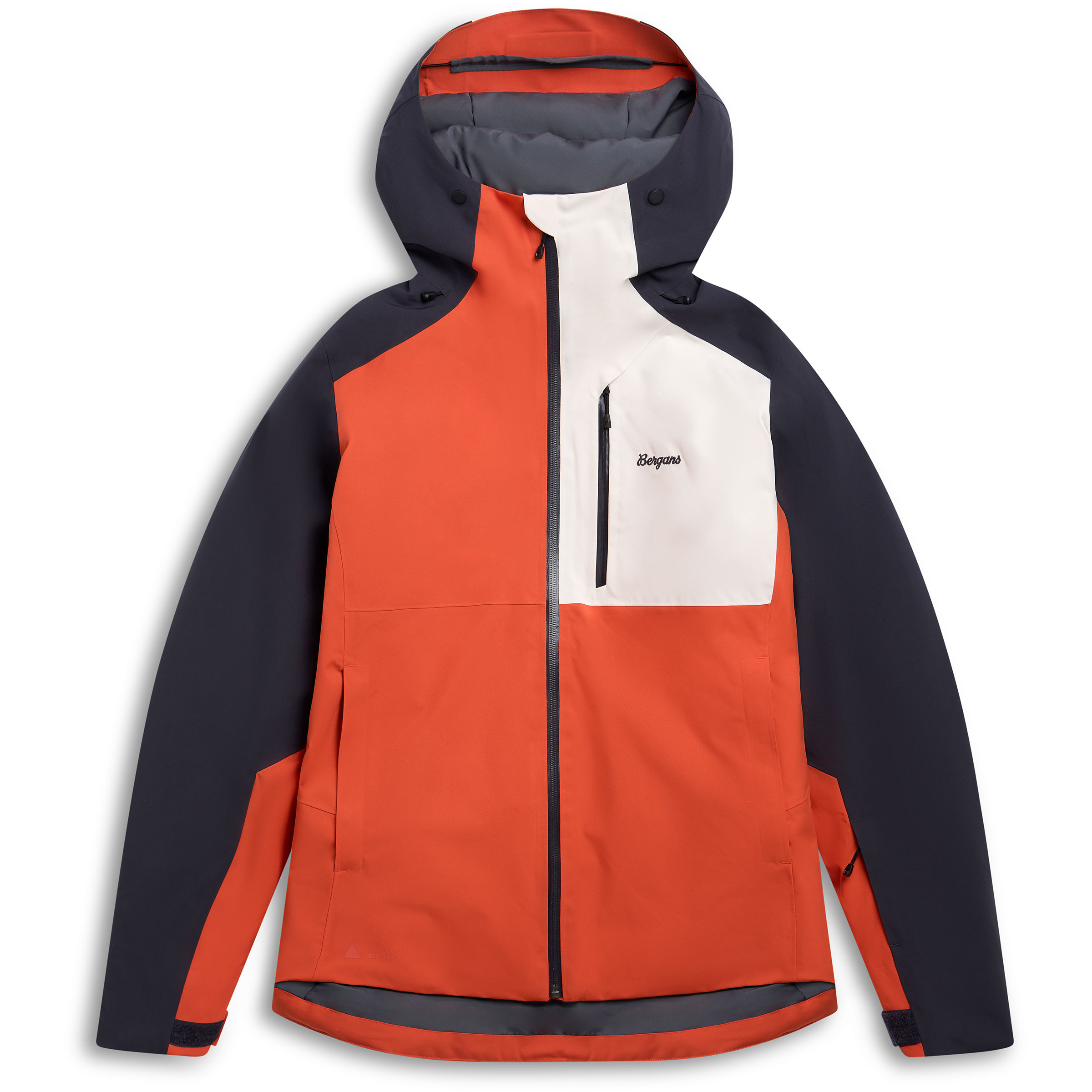 Bergans Oppdal Insulated Shell Herren Kunstfaserjacke orange Größe L Skifahren | Freeride Elastisch Wasserabweisend