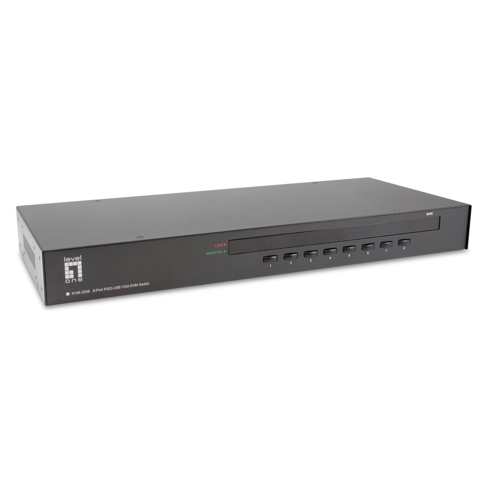 LevelOne KVM Switch (KVM-3208)