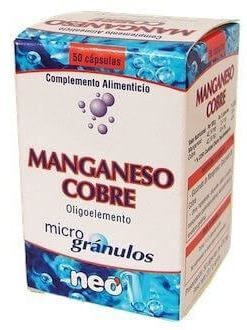Neovital Health Manganese and Copper Microgranules 50 Capsules