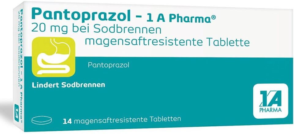 Pantoprazol - 1 A Pharma® 20 mg bei Sodbrennen