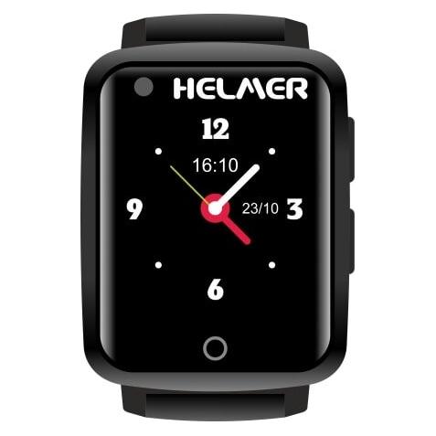 Helmer - Chytré dotykové hodinky s GPS lokátorem a fotoaparátem - LK 716 Äerné (4G) (hlmlk716)