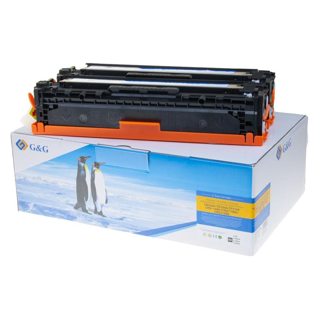 G&G Toner ersetzen HP 125A/ 128A/131X 2 Stück (BK) (14992)