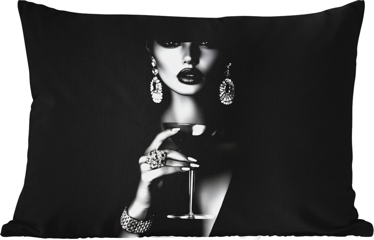 PillowMonkey Chic Cocktail Buitenkussen voor Volwassenen - 50 x 30 cm