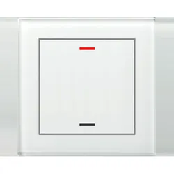 MDT technologies Glastaster II Light 1-fach RGBW, weiß, neutral BE-GTL10W.01