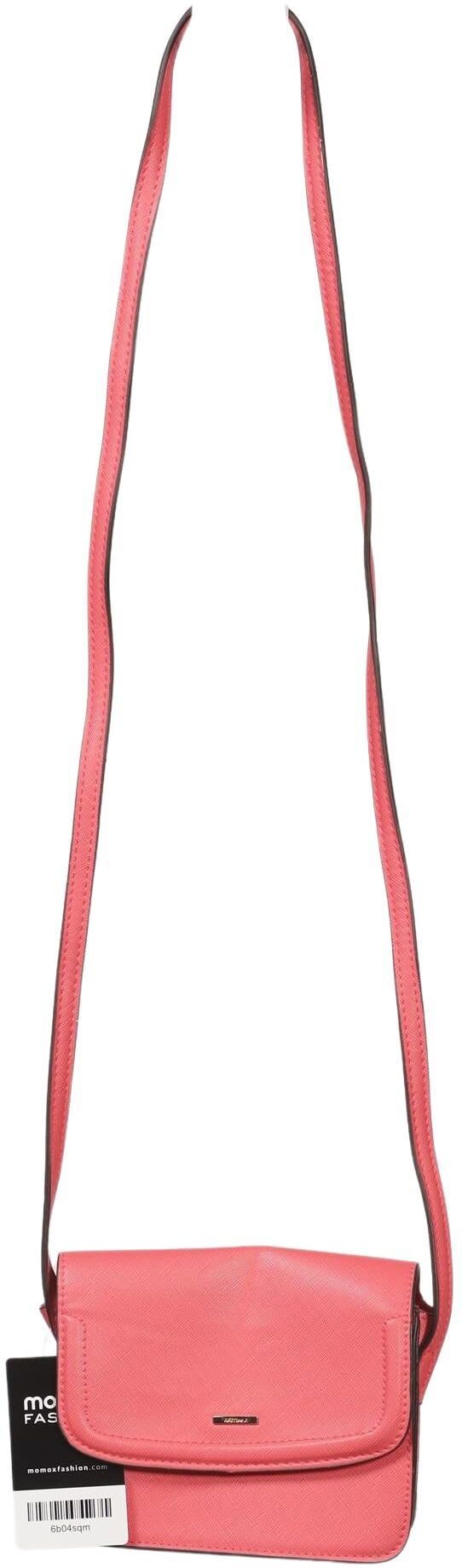 bershka Damen Handtasche klein, Pink, Kunstleder - Second Hand