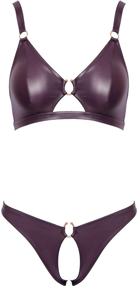 Cottelli LINGERIE Ensemble wetlook violet