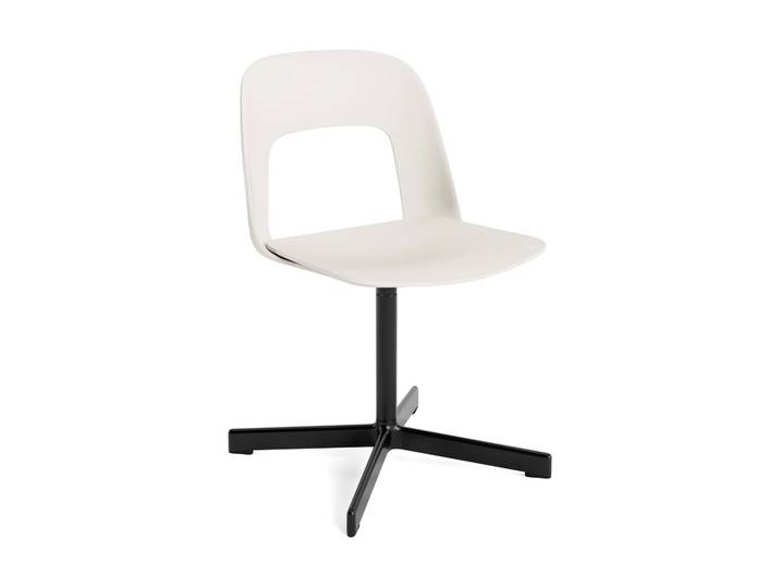HAY Layout Chair 131 Stuhl Cream white-black