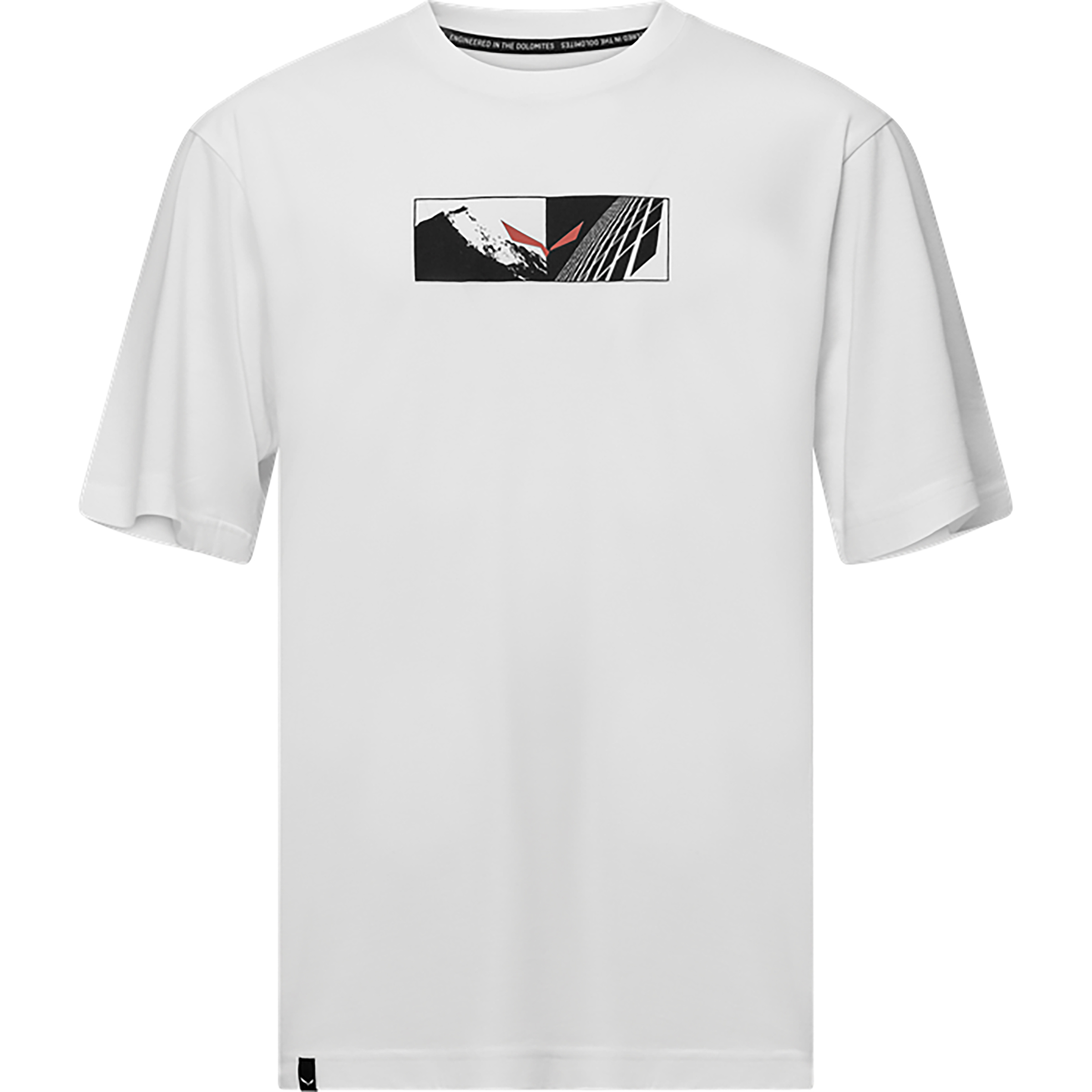 Salewa Eagle Hybrid Loose Herren T-Shirts weiss Größe M Trekking Hautfreundlich Lyocell (Tencel)