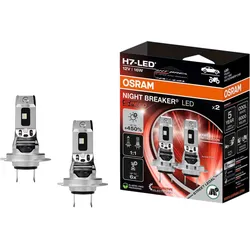Osram Night Breaker LED Speed H7 450 LED Autoscheinwerferlampe mit 240 m Leuchtweite