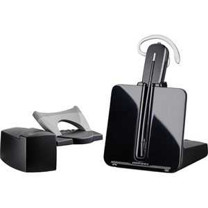 Plantronics Headset CS540A + HL10 Handhörerlifter, für Festnetztelefone RJ9, DECT, On-Ear