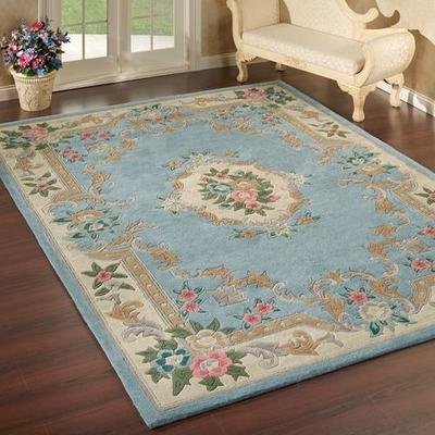 Touch of Class Serena Aubusson II Large Rectangle Rug 8' x 11', 8' x 11', Rose