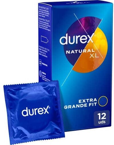 Durex Natural XL Preservativos 12uds