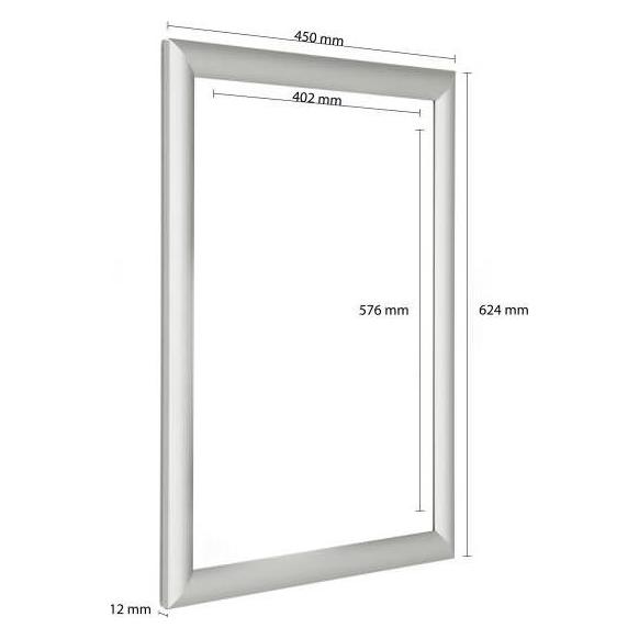 Update Displays Klapprahmen Easy-Fix silber 45,0 x 62,4 cm (A2) (UCN255N0A2X5047)