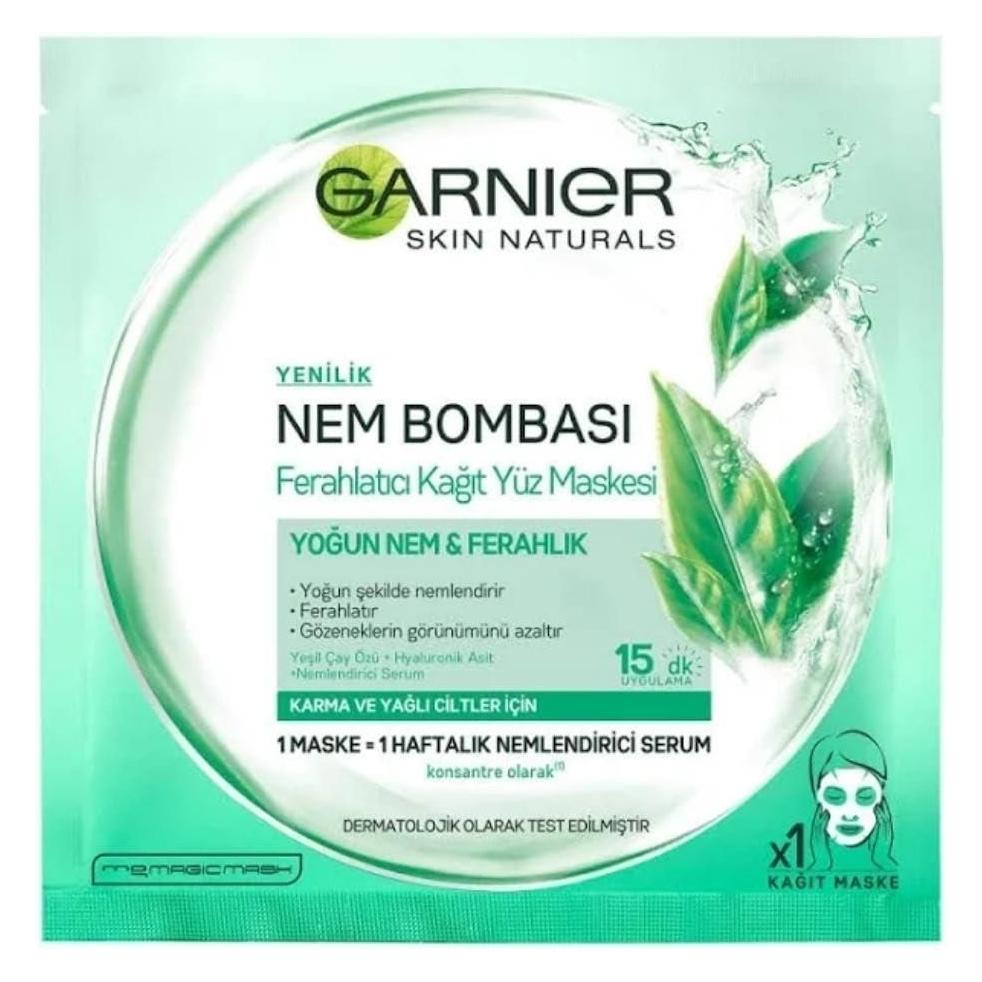 Garnier - Moisture + Freshness Tissue Super Hydrating & Purifying Mask (1 PCS) - (28 g) (3600542385329)