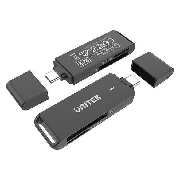 Unitek CZYTNIK KART USB-C SD I MICROSD Y-9328 (USB-C 3.2 Gen 1) (Y-9328)