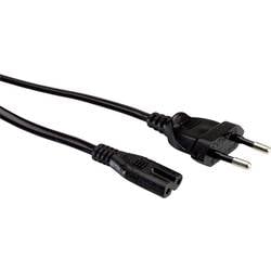 VALUE Netzkabel Euro-Flachstecker auf C7, 2polig, schwarz, 5 m 19.99.2094