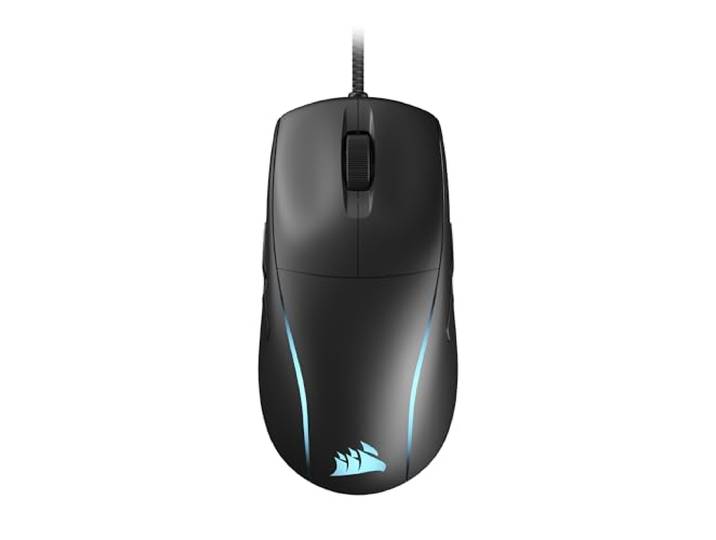 CORSAIR M75 Bedrade RGB Lichtgewicht FPS Gaming Muis – 26.000 DPI – Verwisselbare Zijknoppen – PC – Zwart