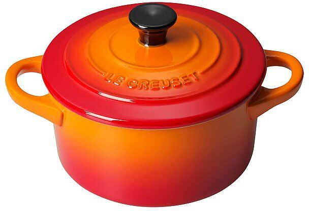 LE CREUSET Mini-Cocotte Poterie 10cm (ofenrot) 0,2L orange B