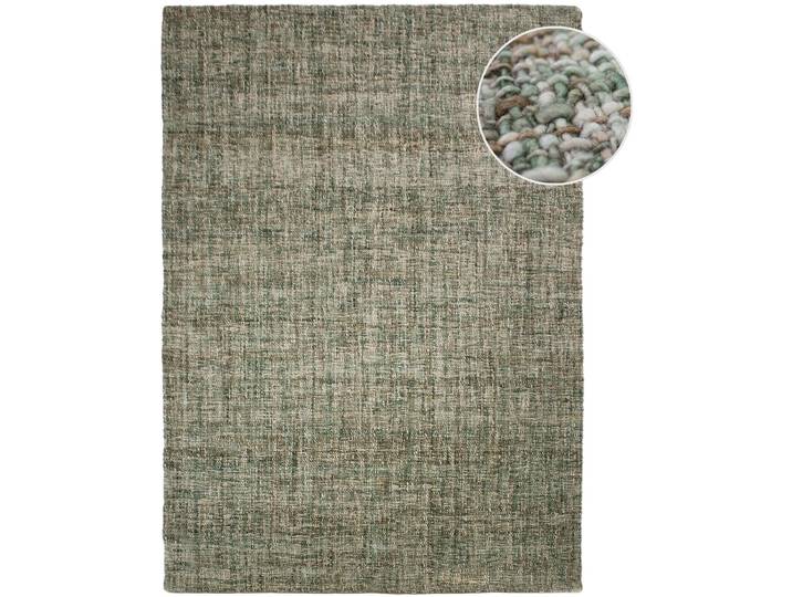 Teppich Calvoria Grün 100 Prozent Wolle 120 x 170 cm - Material: 100% Wolle