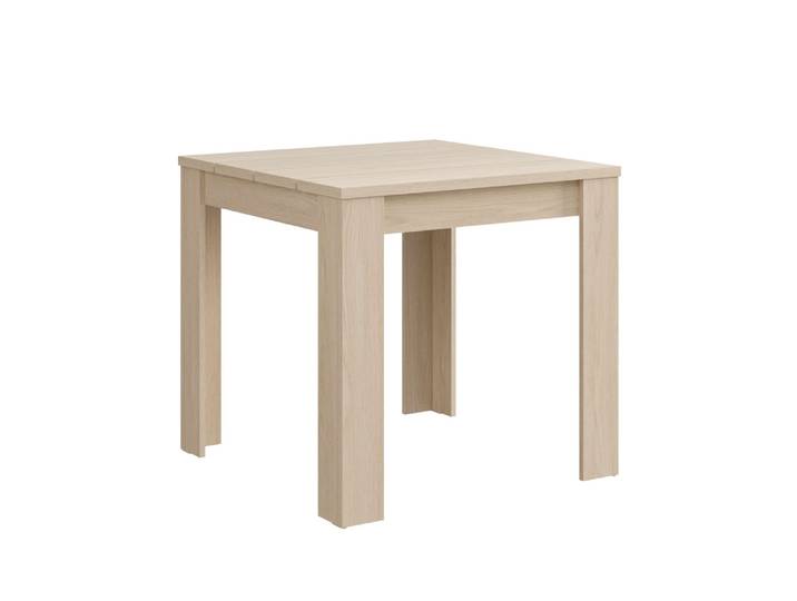 Esstisch HOME AFFAIRE Spoleto, Esstisch, Küchentisch, Speisetisch, Familientisch , beige (harbour oak hell, harbour oak hell, harbour oak hell), B:80cm H:75,6cm T:80,2cm, Tische, Esstisch, Charakterstarke 4-Lamellen-Platte, 4 Farben, 2 Grössen – top modern