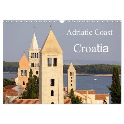 Adriatic Coast Croatia / UK-Version (Wall Calendar 2027 DIN A3 landscape), CALVENDO 12 Month Wall Calendar