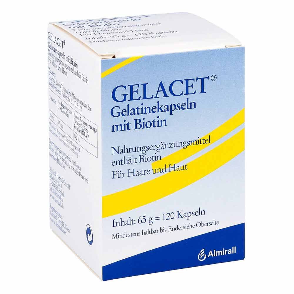 ALMIRALL HERMAL GmbH Gelacet Gelatinekapseln mit Biotin 02098807