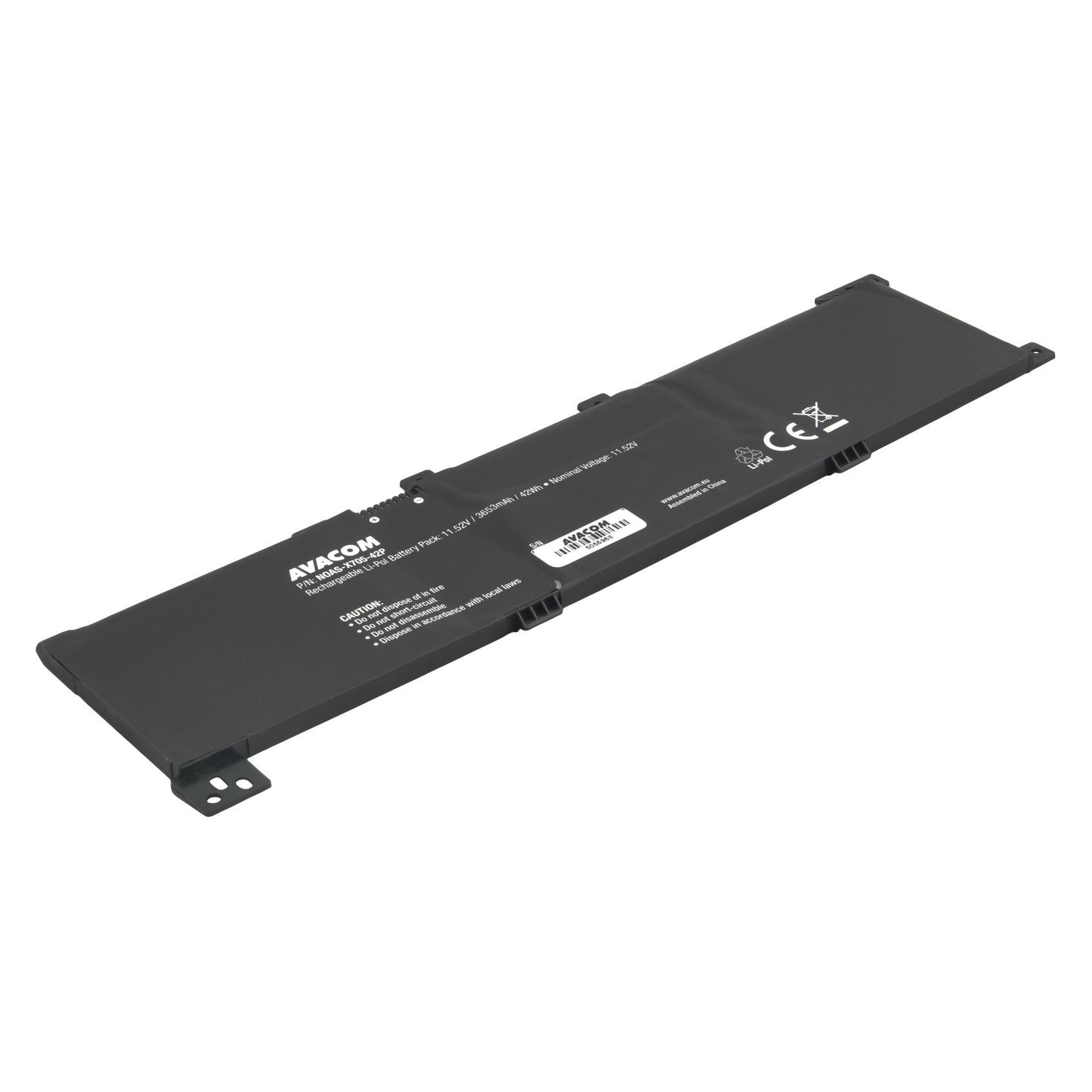 Avacom AVPCOM Battery for Asus VivoBook X705 Li-Pol 11.52V 3653mAh 42Wh (3653 mAh) (2191061229)