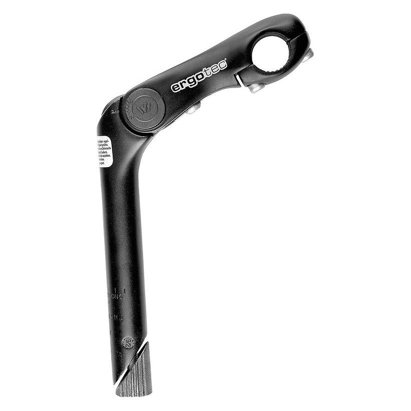 Ergotec Vorbau Kobra Vario Alu schwarz 25,4 mm 22,2 mm (25.40 mm) (33625001)
