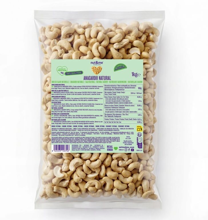 Nut&Me Caju Natural 1 kg