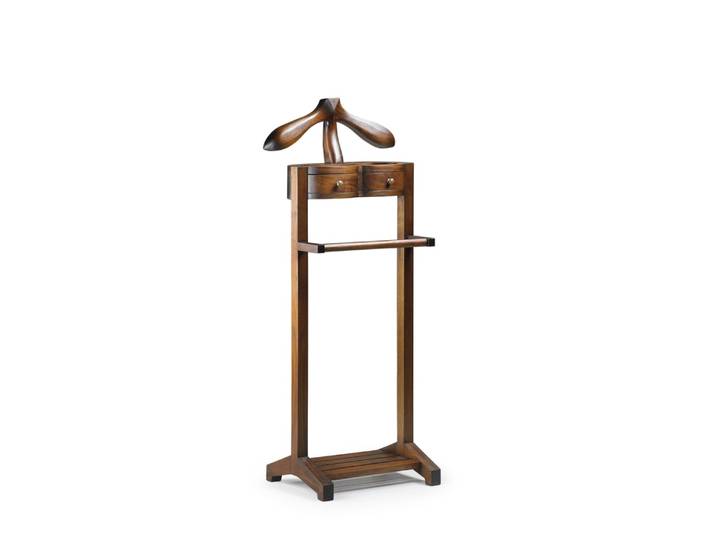 Valet de chambre en bois marron