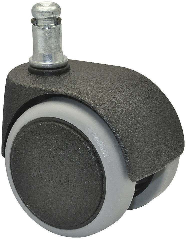 Drehstuhl-Doppelrollen-Set, Radbreite 55 mm, Ø 50 mm, TPR Wagner