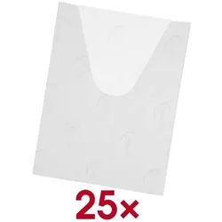 EICHNER 25 Selbstklebende Schaltplantaschen DIN A4 transparent, 24x32 cm