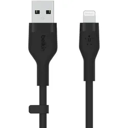 Belkin BoostCharge Flex USB-A Kabel mit Lightning Connector (1 m, schwarz)