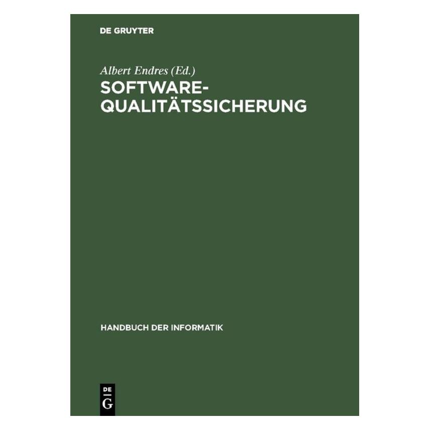 De Gruyter Trauboth,H.:Software-Qualitätssicher. (Deutsch, Hardcover, Heinz Trauboth) (67825967)