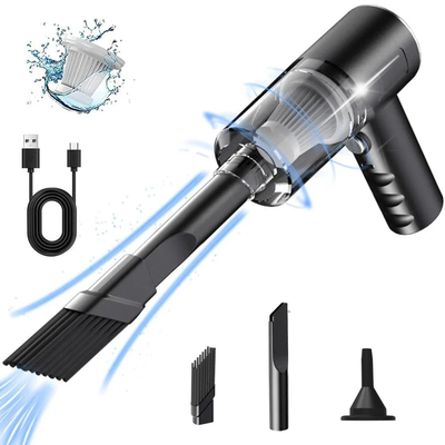 Wireless Car Vacuum Cleaner Portable Wet & Dry USB Rechargeable Mini Vacuum Wireless Car Vacuum Cleaner Portable Wet & Dry USB Rechargeable Mini Vacuum