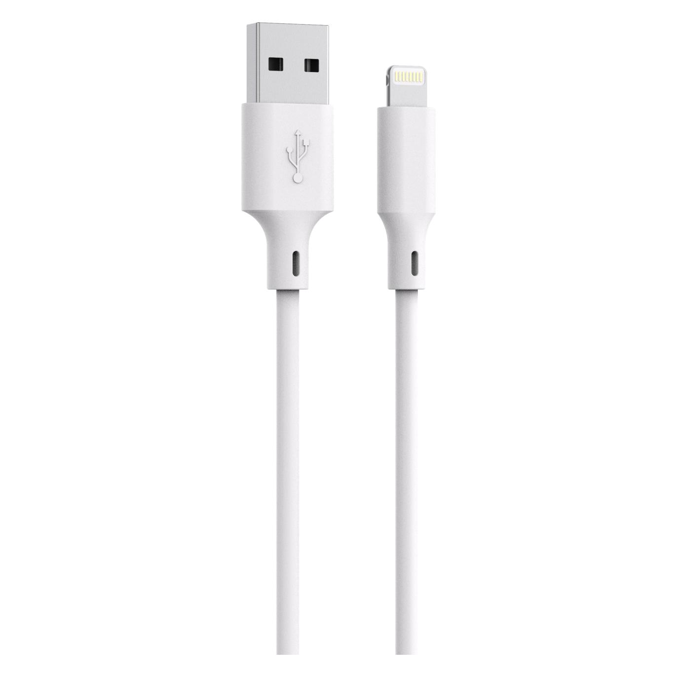Qualo Recycling USB-A - Lightning cable 1.5m 2.4A white QRC-AL-00 (1.50 m, 12 W) (62607835)