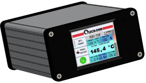 QuickCool QC-PC-PID-01 Peltier-Controller 12 V/DC, 24 V/DC 8A (L x B x H) 126 x 106.5 x 56.5mm
