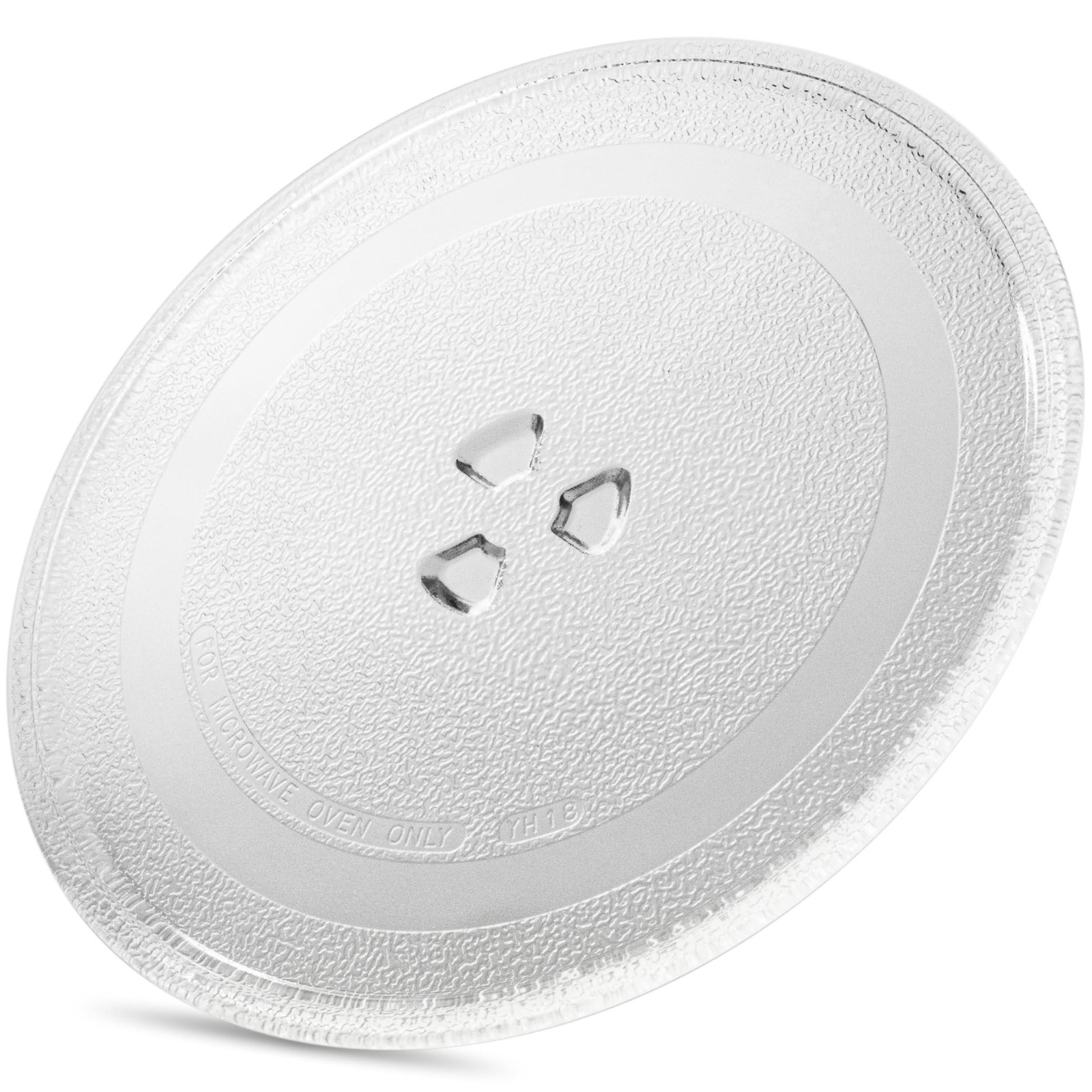 Dripio Magnetron Draaiteller met Glazen Oppervlak en 3 Uitsparingen, Diameter: 24,5 cm