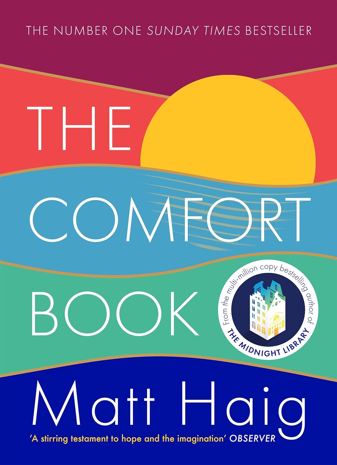 Canongate Books The Comfort Book by Matt Haig - Paperback - Non Fiction Memoir on Hope, Mental Health & Wellbeing