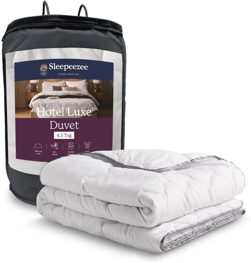 Sleepeezee Hotel Luxe 4.5 Tog Duvet White Super King