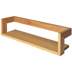 Wandregal Lin Mogunto Eiche geölt braun, Designer Marcus Hofbauer, 60x15x15 cm
