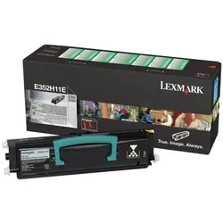 Inkadoo, Toner, Lexmark E352H11E Toner 9.000 Seiten Schwarz Lexmark E 350 (BK)