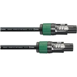 Cordial Lautsprecherkabel CPL 10 LL 4 - 10 m Speakon NEUTRIK schwarz - Lautsprecherkabel