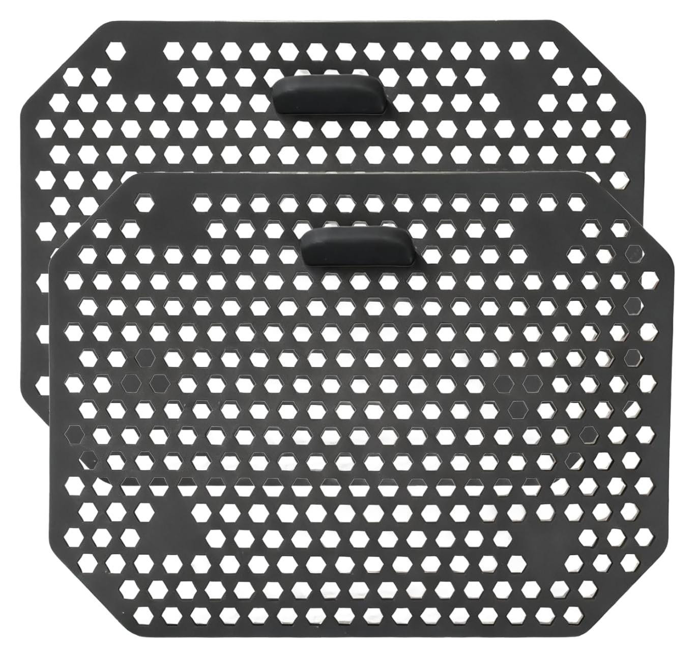 Dripio Siliconen spatbeschermers voor Ninja Double Stack XL, 2 stuks, zwart