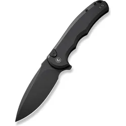 Civivi, Mehrzweckmesser, Messer Button Lock Praxis Aluminium Schwarz