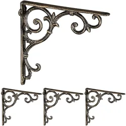 Relaxdays, Regal Zubehör, 4x Regalwinkel