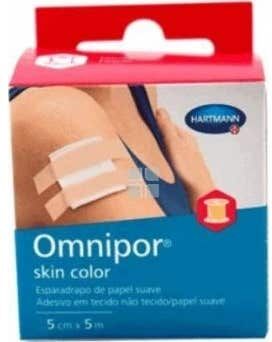 VenPharma Omnipor Esparadrapo Hipoalergénico Skin 5 cmx5m