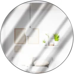 Home&Styling, Spiegel, Home Styling Collection Lustro okrągłe w metalowej ramce, Ø 55 cm (55 cm)