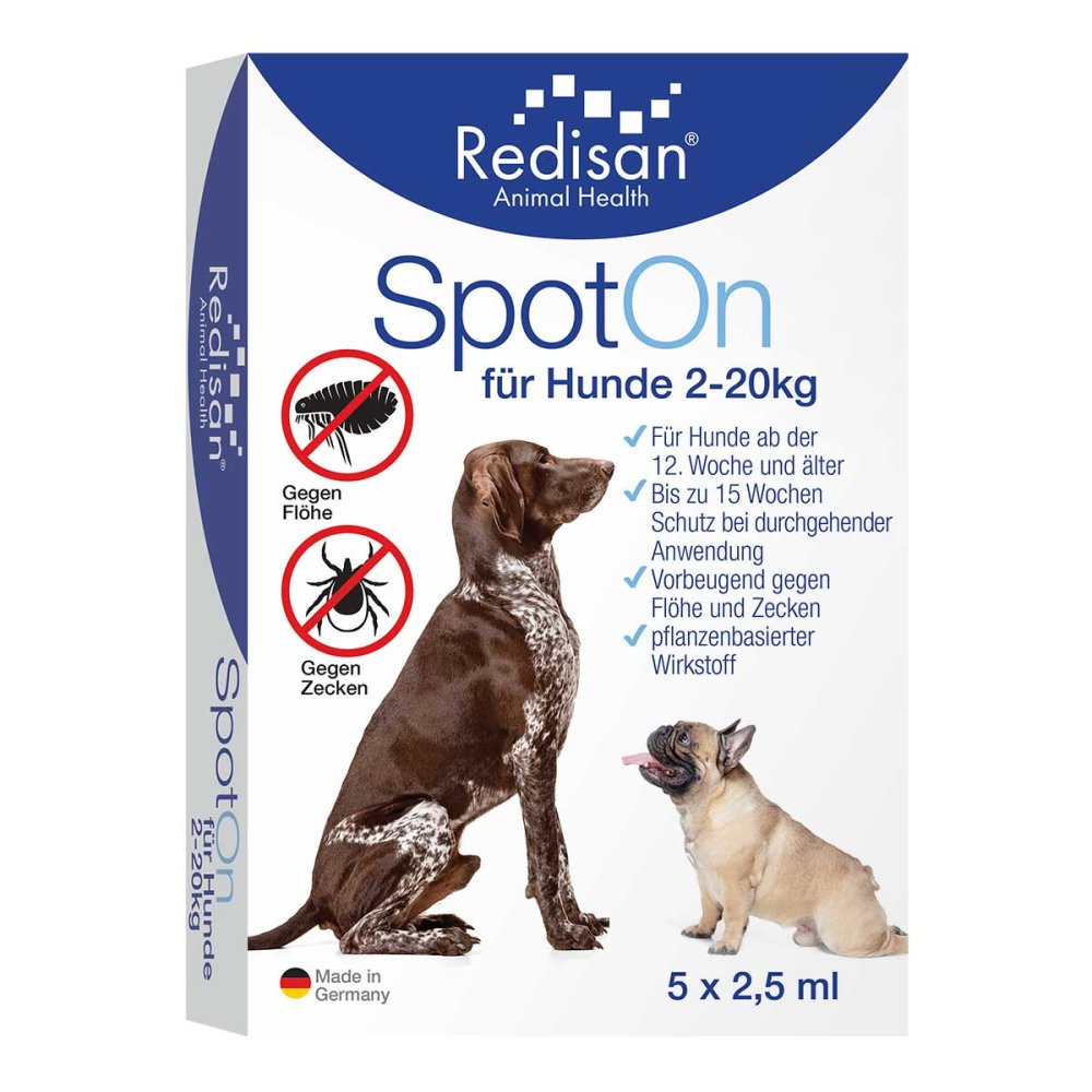 Evolsin medical UG (haftungsbeschränkt) Redisan Spot On für Hunde-gegen Zecken und Flöhe 18094409