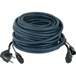 DAP FP08 - Schuko/XLR F - IEC/XLR M - Audio / Power AUDIO Strom- und Signalkabel - 15 m